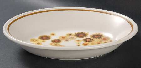 Collage 10" Oval Vegetable Bowl