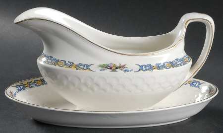 Constance Gravy Boat & Underplate/Relish