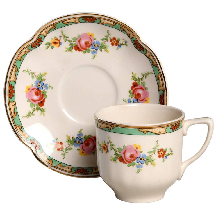 Connaught, The Demitasse Cup & Saucer Set