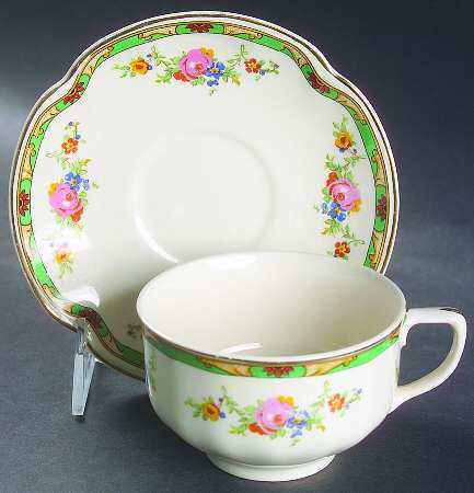 Connaught, The Flat Cup & Saucer Set