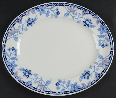 Cornflower 12" Oval Serving Platter