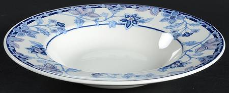 Cornflower Large Rim Soup Bowl