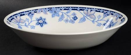 Cornflower 9" Oval Vegetable Bowl