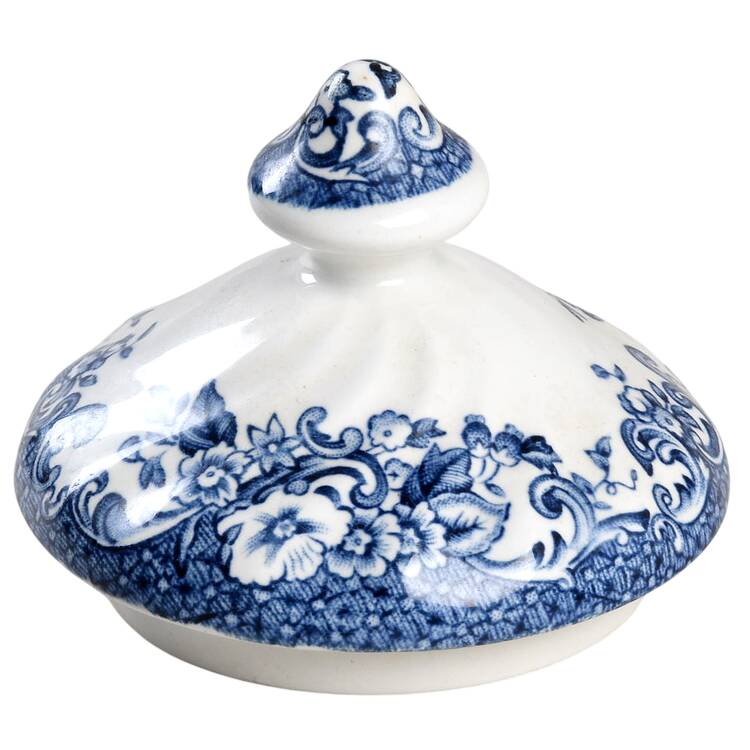 Coaching Scenes Blue Lid for Mini Teapot
