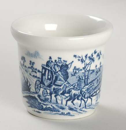 Coaching Scenes Blue Single Egg Cup