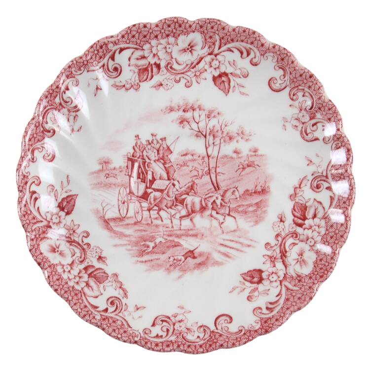 Coaching Scenes Pink Saucer