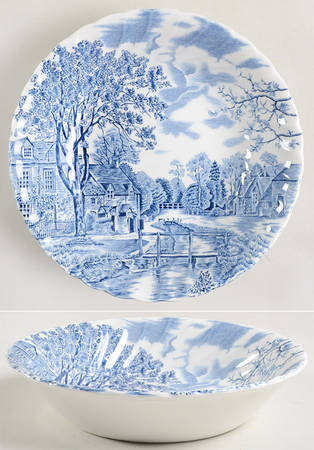 Cotswold Blue Coupe Soup Bowl