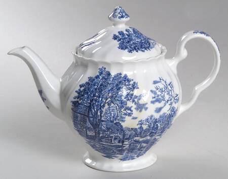 Cotswold Blue Teapot & Lid