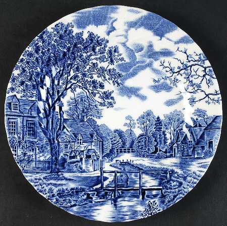Cotswold Blue Salad Plate