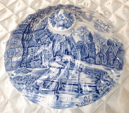 Cotswold Blue Lid for Tureen