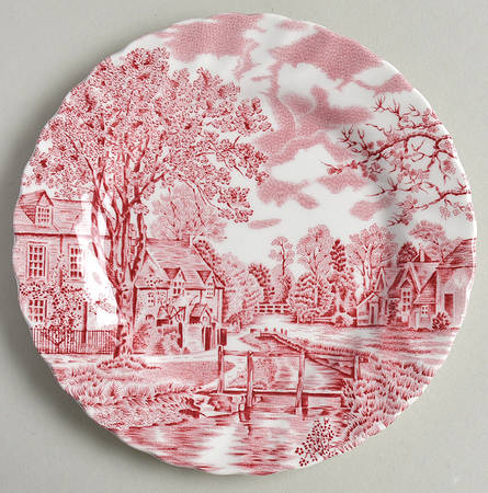 Cotswold Pink Bread & Butter Plate