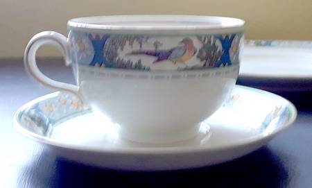 Cowes Footed Cup & Saucer Set