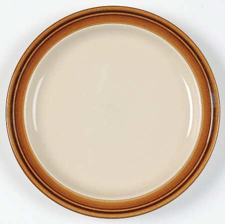 Creme Caramel Bread & Butter Plate