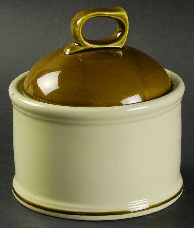 Creme Caramel Sugar Bowl & Lid