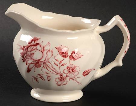 Day In June Burgundy Creamer