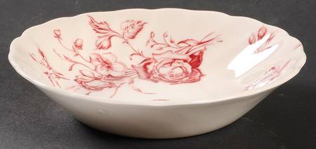 Day In June Burgundy Fruit/Dessert (Sauce) Bowl