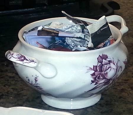 Day In June Lavender Sugar Bowl No Lid