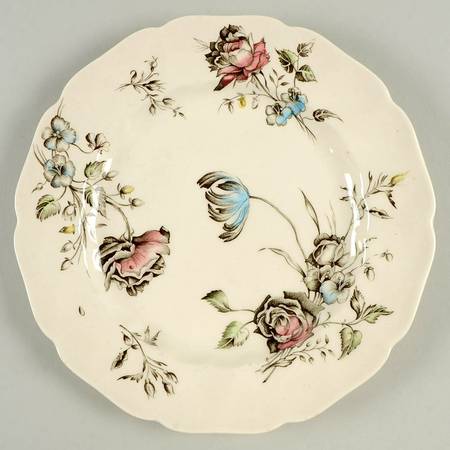 Day In June Multicolor Salad Plate