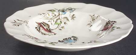 Day In June Multicolor Rim Soup Bowl