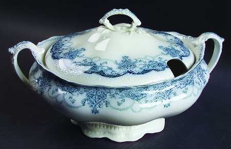 Dartmouth Flow Blue Tureen &  Lid