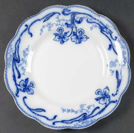 Delmonte (Flow Blue, Gold Accent) by Johnson Brothers