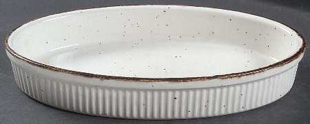 Desert Sand 12'' Oval Baker