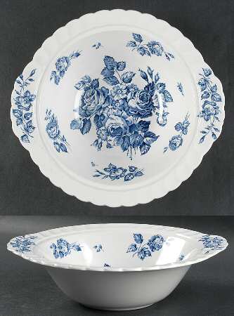 Devon Sprays Blue Round Vegetable No Lid