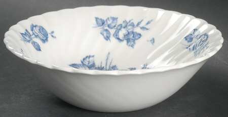 Devon Sprays Blue Coupe Cereal Bowl