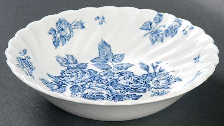 Devon Sprays Blue Fruit/Dessert (Sauce) Bowl