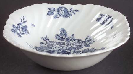 Devon Sprays Blue Square Cereal Bowl