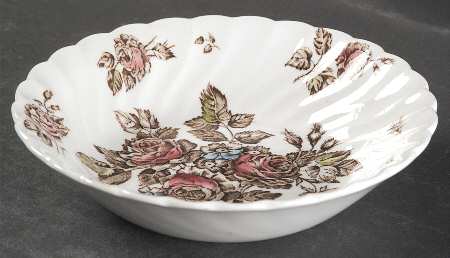 Devon Sprays Brown Multicolor Fruit/Dessert (Sauce) Bowl