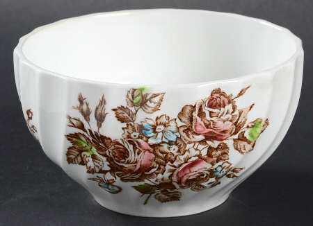 Devon Sprays Brown Multicolor Rice Bowl