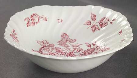 Devon Sprays Pink Square Cereal Bowl
