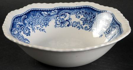 Devonshire Blue Square Cereal Bowl