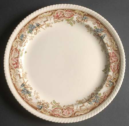 Devonshire Brown Multicolor 12" Chop Plate (Round Platter)
