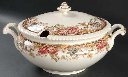 Devonshire Brown Multicolor Tureen &  Lid