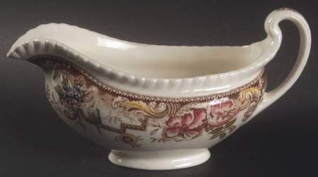 Devonshire Brown Multicolor Gravy Boat
