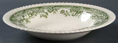 Devonshire Green Rim Soup Bowl