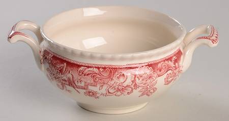 Devonshire Red Sugar Bowl No Lid