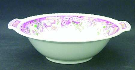Devonshire Red Multicolor Round Vegetable No Lid