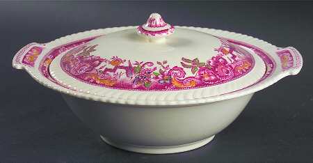 Devonshire Red Multicolor Round Covered Vegetable