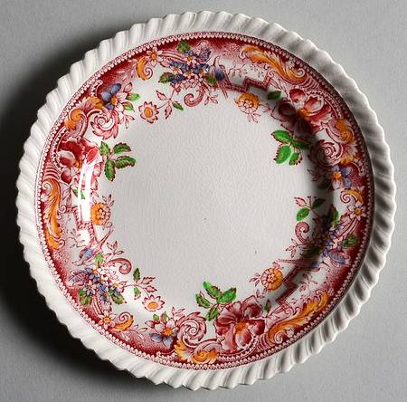 Devonshire Red Multicolor Bread & Butter Plate