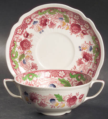 Dorchester Flat Cream Soup Bowl & Saucer Set