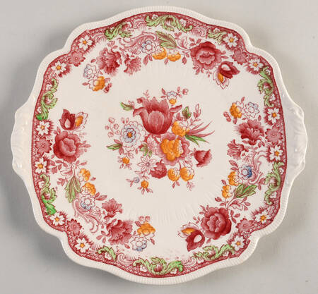 Dorchester Square Handled Cake Plate