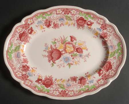 Dorchester 15" Oval Serving Platter by Johnson Brothers