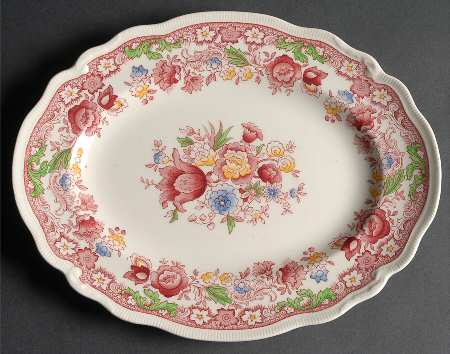Dorchester 12" Oval Serving Platter by Johnson Brothers