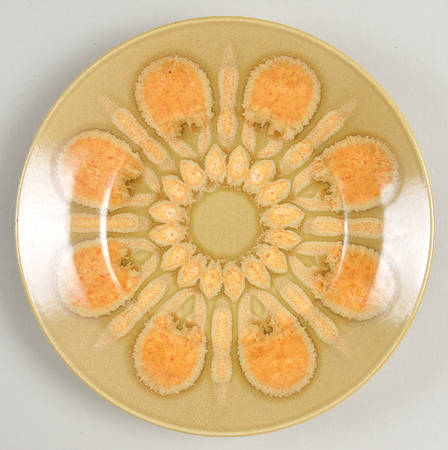 Dorado (Beige Orange) Dessert/Pie Plate