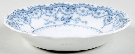 Dorothy (Blue Transfer, No Trim) Fruit/Dessert (Sauce) Bowl