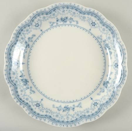 Dorothy (Blue Transfer, No Trim) 12" Deep Round Platter