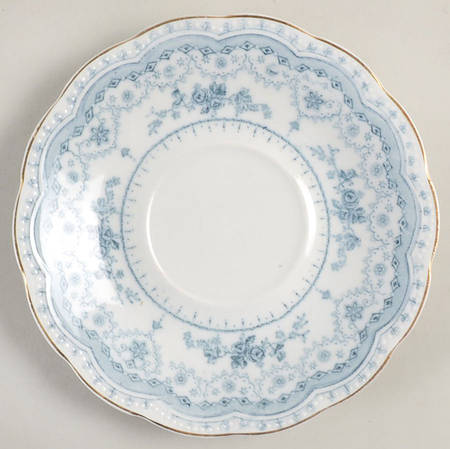 Dorothy (Blue Transfer, Gold Trim) Saucer